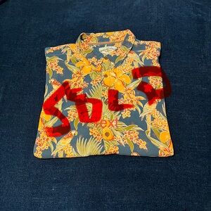 SOLD - EUC MARGARITAVILLE Tropical Button Down Shirt